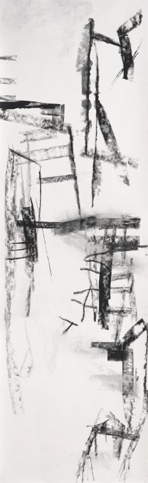 <p><em>Untitled (rdl.18.1)</em>, 2018. Ink and charcoal on paper. Courtesy of the Artist. Photograph by Alan Wiener.</p>
