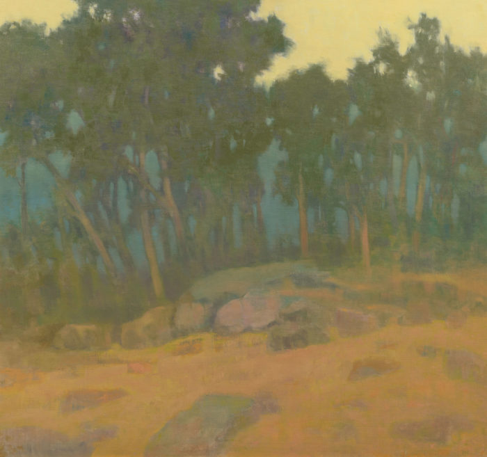 <p>Richard Mayhew (American, b. 1924). <em>Friday</em>, 1982. Oil on canvas. Collection of the Hudson River Museum. Gift of Dr. Thomas A. Mathews, 1987 (87.16.1). © Richard Mayhew.</p>
