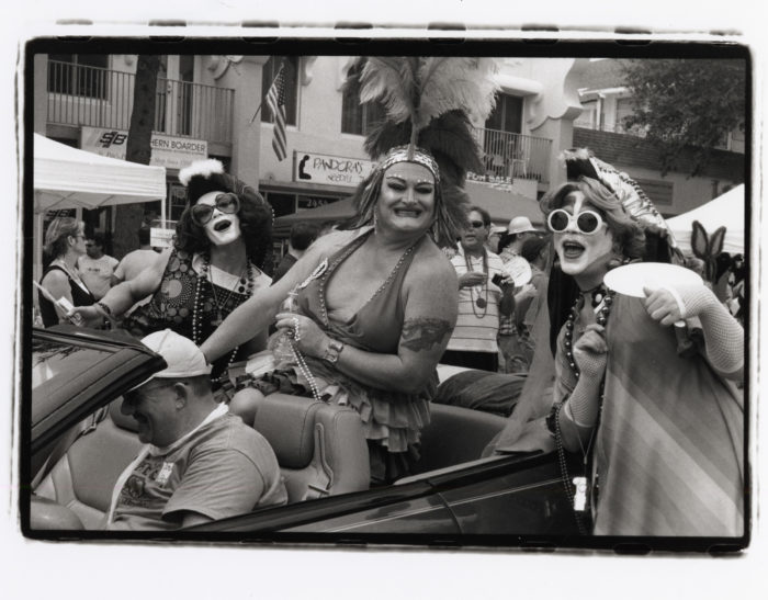 <p>Herb Snitzer (American, b. 1932). <em>Untitled (St. Pete Pride)</em>, 2008. Gelatin silver print. Collection of the artist.</p>
