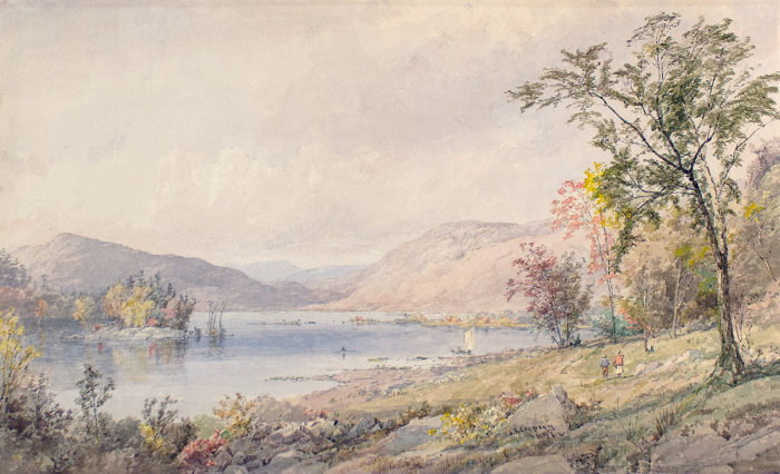 <p><strong>September 2018</strong> — Jasper Francis Cropsey (American, 1823–1900). <em>Greenwood Lake, New Jersey</em>, 1897. Watercolor on paper. Anonymous Gift, 2017 (2017.07).</p>
