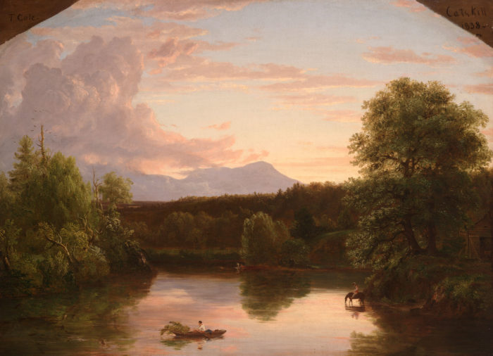<p>Thomas Cole. <em>North Mountain and Catskill Creek</em>, 1838. Oil on canvas. Yale University Art Gallery, Gift of Anne Osborn Prentice, 1981.56.</p>
