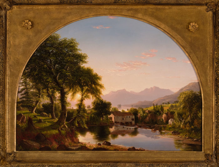 <p>Thomas Cole. <em>Mill Dam on the Catskill Creek</em>, 1841. Oil on canvas. Currier Museum of Art, Manchester, NH, Bequest of Henry Melville Fuller, 2002.20.19.</p>
