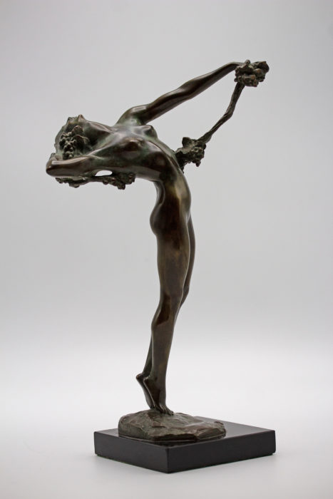 <p>Harriet Whitney Frishmuth (American, 1880–1980). <em>The Vine</em>, 1921. Bronze. Collection of David and Laura Grey. © Harriet Whitney Frishmuth.</p>
