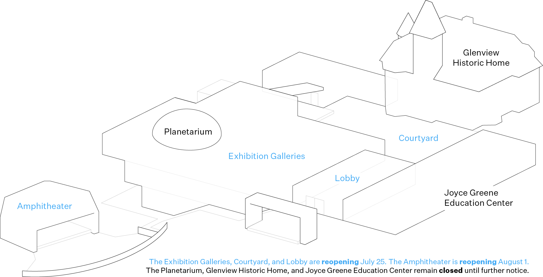 Hudson River Museum campus map